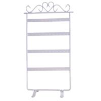 Oorbellen ketting sieraden stand houder display rack (wit)