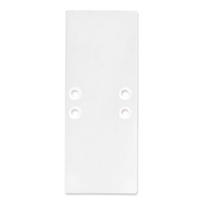 Eindkap E66 wit 9010 voor LED profiel PL13
