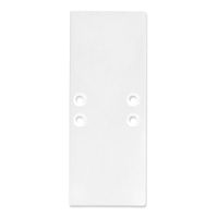 Eindkap E66 wit 9010 voor LED profiel PL13