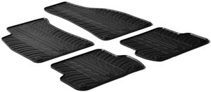 Rubbermatten passend voor Audi A4 8E 2001-2008 / Seat Exeo (T-Design 4-delig + montageclips) GL0248