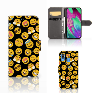 Samsung Galaxy A40 Telefoon Hoesje Emoji