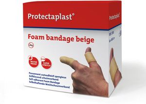 Protectaplast zelfklevend schuimverband, ft 6 cm x 4,5 m, op rol