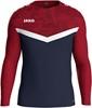 JAKO 8824 Sweater Iconic - Marine/Chillrood - S