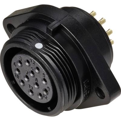 Weipu SP2113 / S 12 Ronde connector Bus, inbouw Totaal aantal polen: 12 Serie (ronde connectoren): SP21 1 stuk(s)