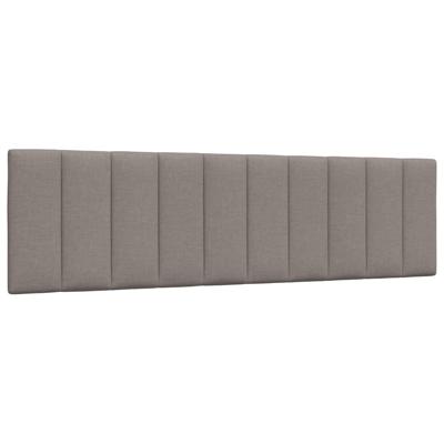 Hoofdbordkussen "Hanko" 180 cm stof taupe