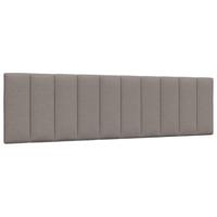 Hoofdbordkussen "Hanko" 180 cm stof taupe