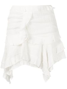 ISABEL MARANT jupe Geneva à design asymétrique - Blanc