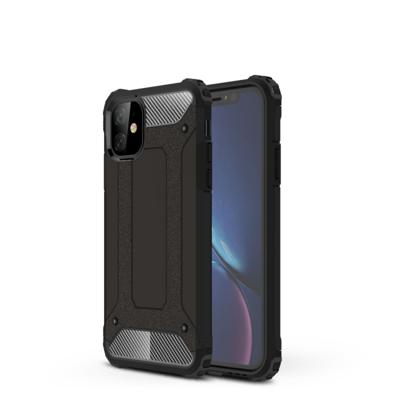 Magic Armor TPU + PC combinatie Case voor iPhone 11 (zwart)