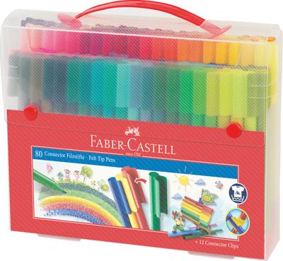 Faber Castell Cadeauset Connector koffer vilstiften