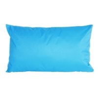 Bank/sier kussens voor binnen en buiten in de kleur lichtblauw 30 x 50 cm - thumbnail