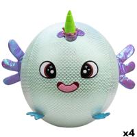 Knuffel Eolo Celeste Pluche Plastic 45 x 45 x 45 cm Opblaasbaar (4 Stuks)