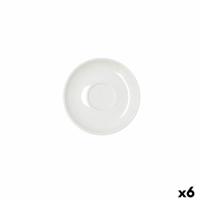 Schotel Bidasoa Serenity Hydrozero Wit Keramisch Ø 15 cm Koffie (6 Stuks)
