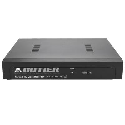 COTIER N4/1U-POE 4CH HDD NVR digitale video recorder ondersteuning voor VGA/HDMI/USB