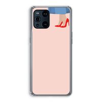 High heels: Oppo Find X3 Transparant Hoesje