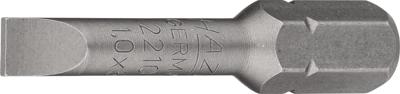 HAZET Bit 2210-9 · 5/16 inch (8 mm) zeskant massief · Sleufprofiel · SW 1 x 5,5 mm