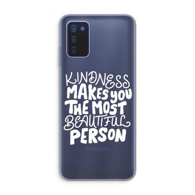 The prettiest: Samsung Galaxy A03s Transparant Hoesje