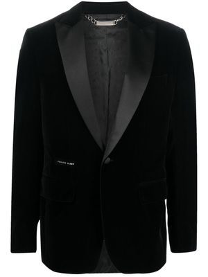 Philipp Plein veste de smoking à tête de mort - Noir