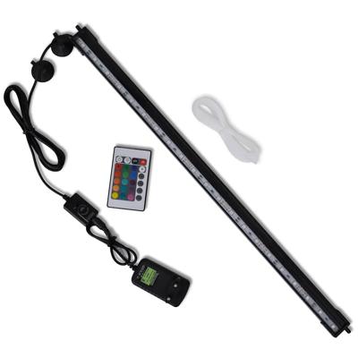 VidaXL Led-aquariumlamp met bubbels rgb 56,5 cm