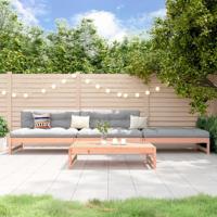 4-delige Loungeset massief douglashout