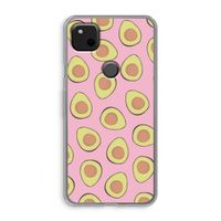 Dancing avocados: Google Pixel 4a Transparant Hoesje