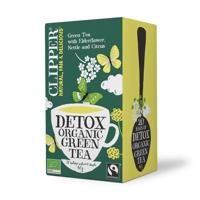 Clipper Detox green tea bio 20 Zakjes