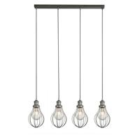 Searchlight HanglampBalloon Cage 4-lichts - 1384-4PW Searchlight HanglampBalloon Cage 4-lichts - 1384-4PW