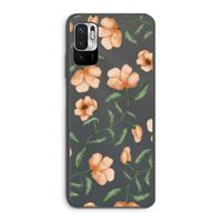 Peachy flowers: Xiaomi Redmi Note 10 5G Transparant Hoesje
