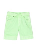 Il Gufo short en coton stretch à lien de resserrage - Vert - thumbnail