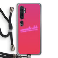 Vice Glow: Xiaomi Mi Note 10 Transparant Hoesje met koord