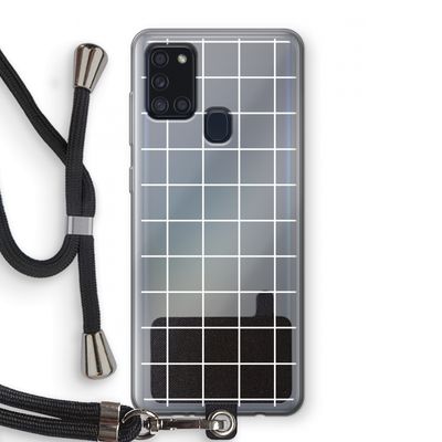 Rooster 2: Samsung Galaxy A21s Transparant Hoesje met koord