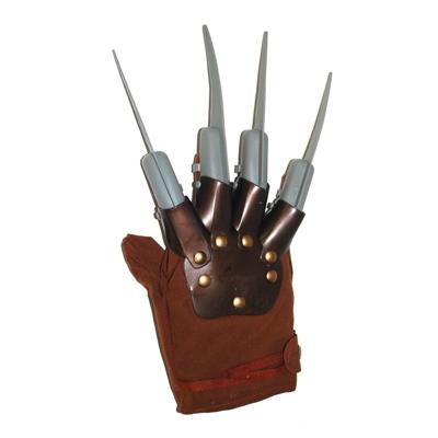 Funny Fashion Freddy Krueger horror handschoen - voor volwassenen - Halloween verkleed accessoires