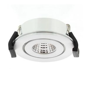 LED-inbouwspot Klemko alu Venice 3,3W COB LED in 3000K 863642