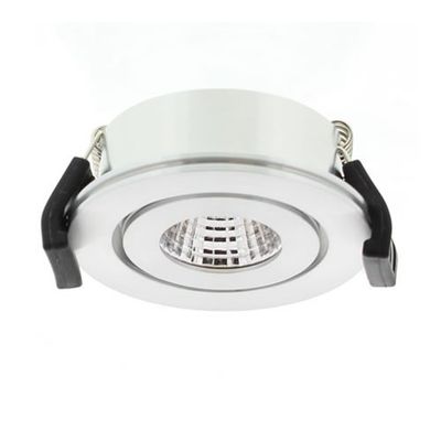 LED-inbouwspot Klemko alu Venice 3,3W COB LED in 3000K 863642