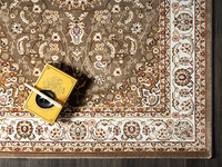 Laagpolig Vloerkleed Perzisch motief Beige-120 x 170 cm - thumbnail