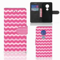 Motorola Moto G7 Play | Telefoon Hoesje | Waves Pink