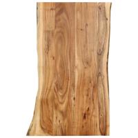 Tafelblad 100x(50-60)x2,5 cm massief acaciahout