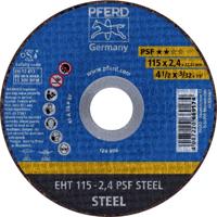 PFERD TOOLS EHT 115-2,4 PSF STEEL 61730026 Doorslijpschijf recht 115 mm 25 stuk(s) Staal