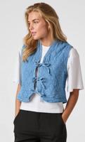 Neo Noir Carine Denim Vest Blue