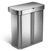 Simplehuman - Liner Pocket Afvalemmer, Voice Control, Recycler, 24+34