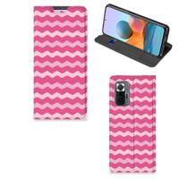 Xiaomi Redmi Note 10 Pro | Hoesje met Magneet | Waves Pink