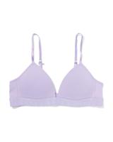 HEMA Voorgevormde Bh Zonder Beugel Rib Lavendel (lavendel)