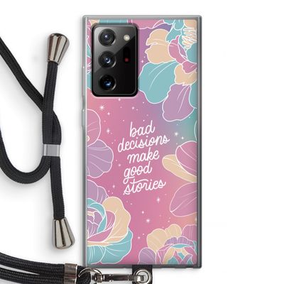 Good stories: Samsung Galaxy Note 20 Ultra / Note 20 Ultra 5G Transparant Hoesje met koord