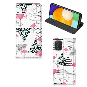 Samsung Galaxy A03s Hoesje maken Flamingo Triangle