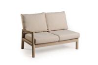 Sevilla 2-zits lounge bank rechts champagne Tierra Outdoor - Tierra outdoor