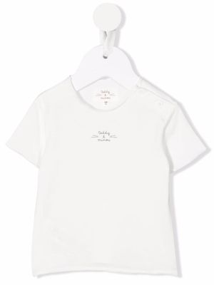 TEDDY & MINOU t-shirt à logo imprimé - Blanc