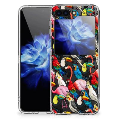 Samsung Galaxy Z Flip 5 | Flexibel TPU Hoesje | Birds Samsung Galaxy Z Flip 5 | Flexibel TPU Hoesje | Birds
