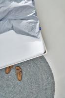 Auping Organic Satijnkatoen Hoeslaken white