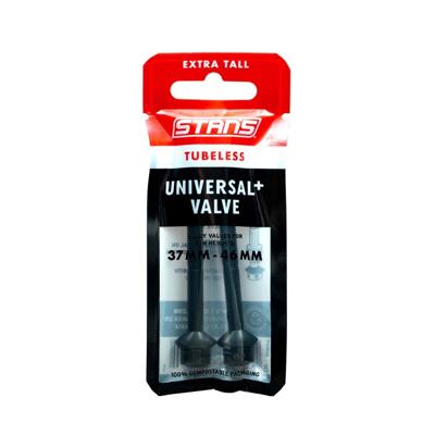 STANS Stan&apos;s tubeless universal+ valves - extra tall - black