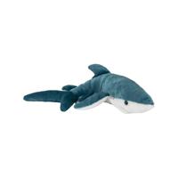 Nature Planet pluche blauwe Haai knuffel - 40 cm - Dieren speelgoed - knuffels cadeau - Haaien