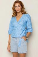 Freebird Bianca Blouse | Clear blue